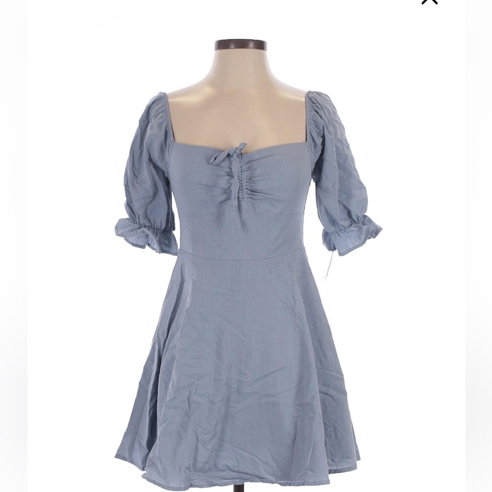 Lulu's Light Blue Mini Dress